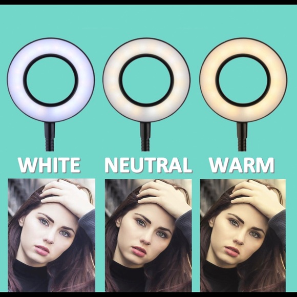 Selfie Ring Light w/Mobile Phone Mobile Stand - Picture 3 of 5